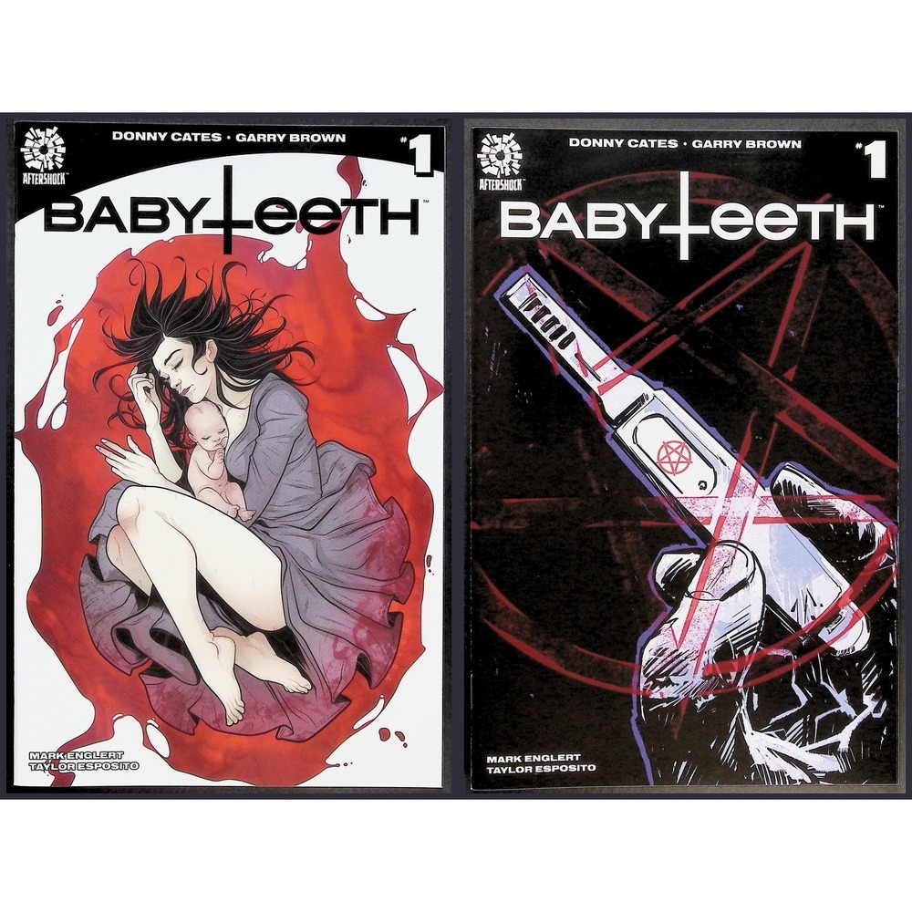 Babyteeth #1 x2 Lot (2017, AfterShock) – NM Donny Cates, Garry Brown + Variant